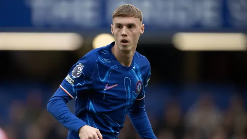 Cole Palmer con la camiseta de Chelsea.
