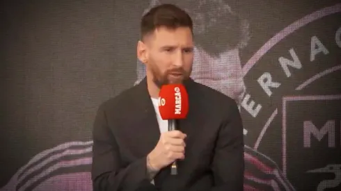 Messi recibió el MARCA American Award.
