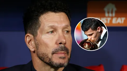 Cholo Simeone felicitó a Rodri por el Balón de Oro y confesó un detalle de su salida de Atlético de Madrid