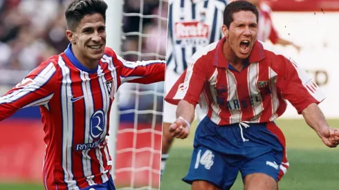 Giuliano Simeone anotó un gol para el Atlético de Madrid a poco más de 20 años del último gol de Diego con la camiseta rojiblanca.
