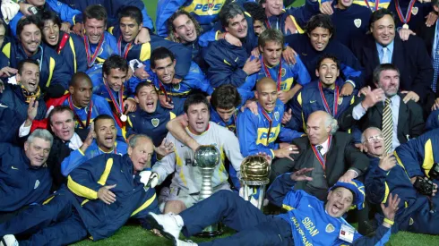 Boca en su conquista ante Milan en 2003.
