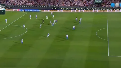 Lautaro abrió el marcador para Argentina.