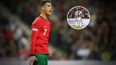 Cristiano Ronaldo convirtió un doblete contra Portugal.
