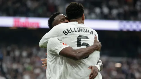 Los jugadores de Real Madrid, a puro festejo.