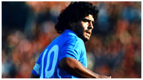 Napoli homenajeó a Diego Maradona.