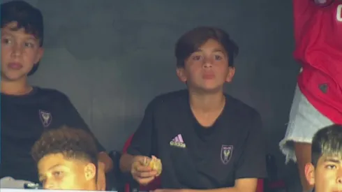 Thiago Messi fue a ver a Newell's: el motivo