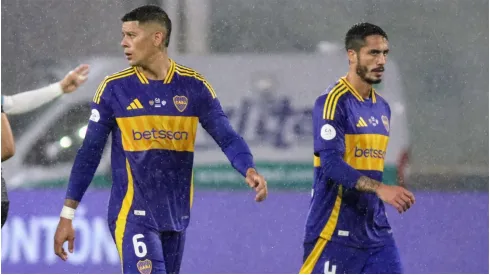 Marcos Rojo y Nicolás Figal