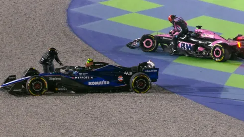 Colapinto quedó afuera en la primera curva