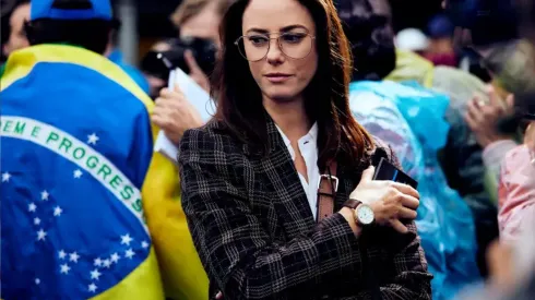 Laura Harrisson, la periodista de la serie Senna, fundamental para contar la historia