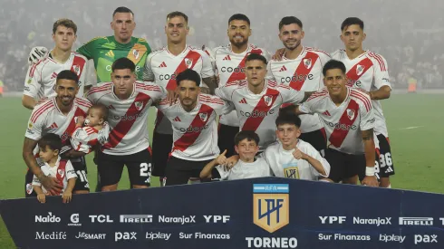 Los jugadores de River que salieron a disputar el partido.
