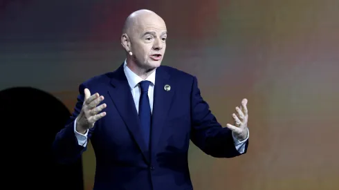 Gianni Infantino en la ceremonia del Mundial de Clubes.
