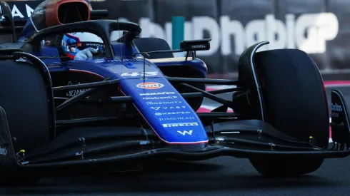 Colapinto cerró el año en Abu Dhabi.