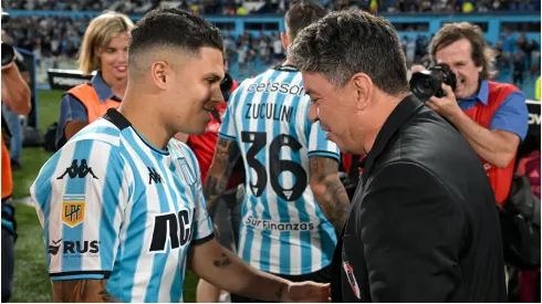 Juanfer y el Muñeco antes del clásico
