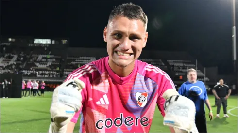 La felicidad de Lucas Lavagnino tras ser campeón de Reserva