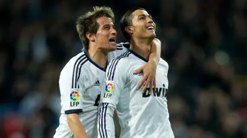 Fabio Coentrao y Cristiano Ronaldo