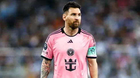 Lionel Messi con la camiseta de Inter Miami.
