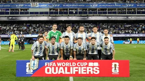 El equipo titular de la Selección Argentina vs. Perú
