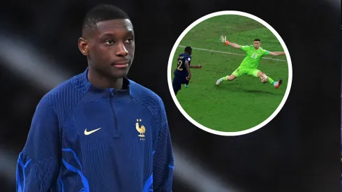 Randal Kolo Muani desde que falló el mano a mano con el Dibu Martínez que no logra repuntar su carrera.