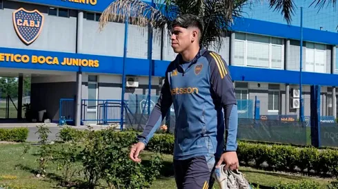 Preocupación en Boca: Carlos Palacios no pudo completar el entrenamiento