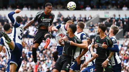 Gabriel Magalhães anotó el gol de la victoria del Arsenal por 1-0 en el último Clásico de Norte de Londres.