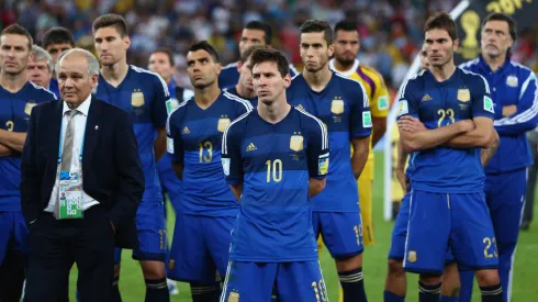 Argentina tras la final de Brasil 2014.
