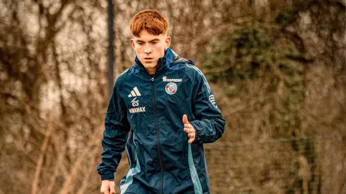 El Colo Barco, suplente en Racing de Estrasburgo vs. Angers