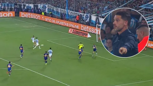 El pedido de Gago a los jugadores de Boca justo antes del gol de Vietto para Racing