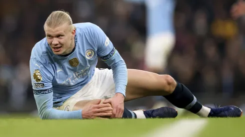 Preocupación en Manchester City: Haaland se lesionó la rodilla a días de la vuelta contra Real Madrid