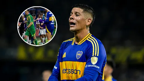 La reacción de Marcos Rojo al enterarse que Brey reemplazaba a Marchesín en los penales contra Alianza Lima