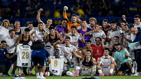 El plantel del Alianza Lima tras eliminar a Boca.