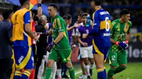 El cambio de Marchesín por Brey ante Alianza Lima.