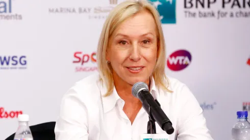 Martina Navratilova, ex tenista checa.