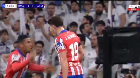 El festejo de Julián Álvarez.