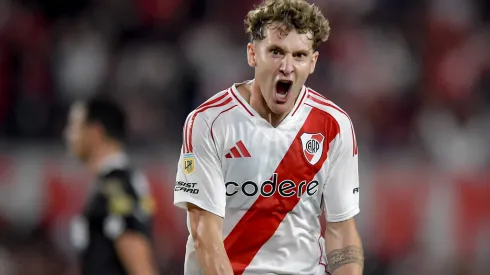 Colidio festeja su gol ante Atlético Tucumán.