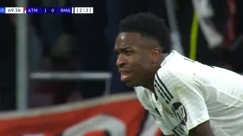 El lamento de Vinicius Junior.