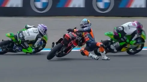 Valentín Perrone no pudo completar el GP de Argentina