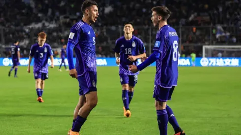 Alejo Véliz en la Selección Argentina.
