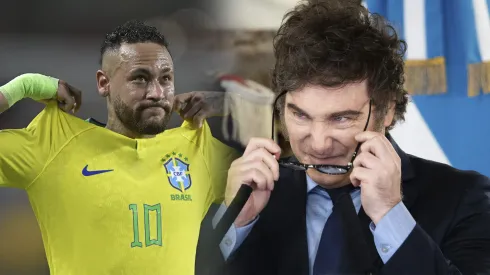 La frase con la que Milei chicaneó a Neymar tras la victoria de Argentina sobre Brasil