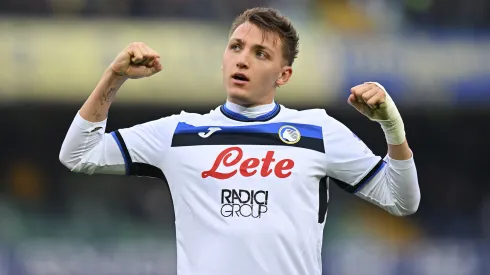 Mateo Retegui festejando un gol en Atalanta.