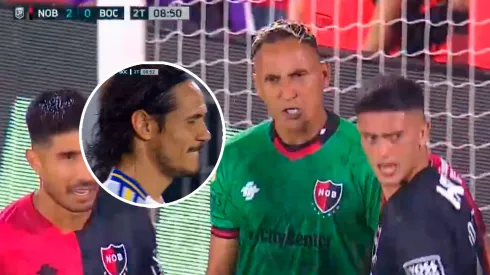 Keylor Navas le tapó el penal a Cavani.