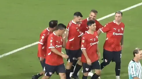 El festejo del Kun Agüero.