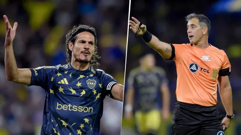 El picante cruce entre Fernando Echenique y Edinson Cavani tras el gol anulado a Boca: "Leé el reglamento"