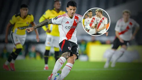 Sebastián Driussi erró su penal en River vs. Barcelona.