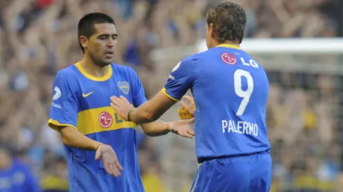 Juan Román Riquelme y Martín Palermo