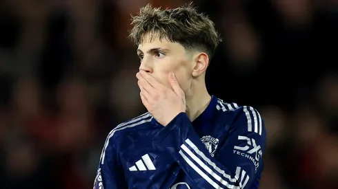 Alejandro Garnacho, delantero de Manchester United.