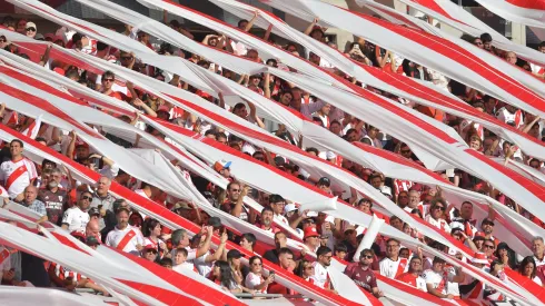 Los hinchas de River en el Monumental.