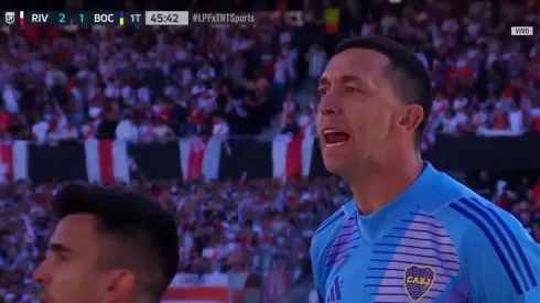 Los gritos de Agustín Marchesín.