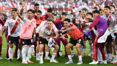 River festeja la victoria ante Boca
