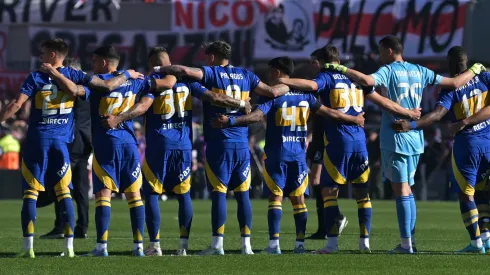 Los titulares de Boca ante River.