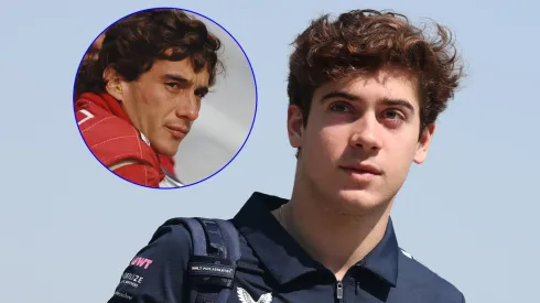 Franco Colapinto homenajeó a Ayrton Senna.